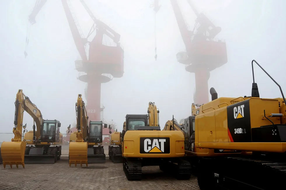 Caterpillar er blant amerikanske selskaper som rammes hardt av handelskrigen med Kina. Et toppmøte mellom de landenes presidenter om en måned kan bli avgjørende for hvordan handelskrigen utvikler seg.