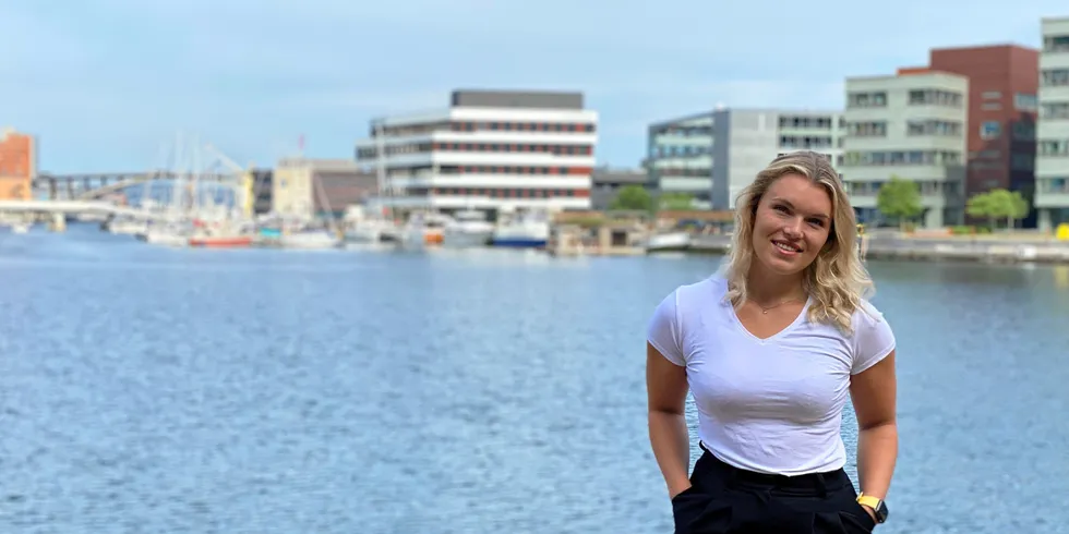 Anna Nygård Johansen (25) studerer fiskehelse.