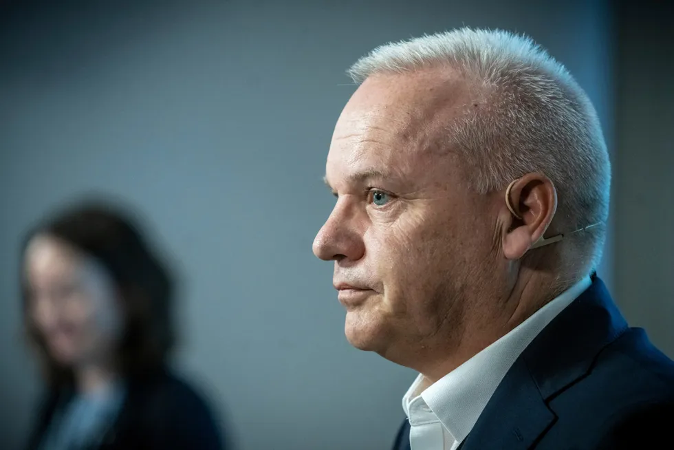 Smooth exit?: Equinor chief executive Anders Opedal.