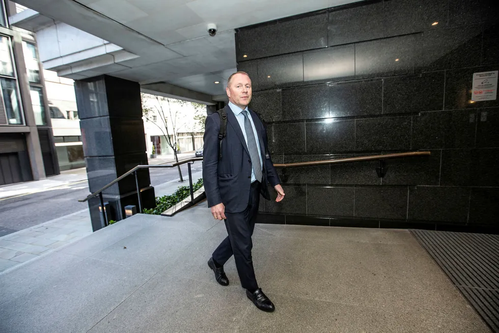 Nicolai Tangen besøkte Oljefondets kontor i London da han ble utnevnt som ny sjef.
