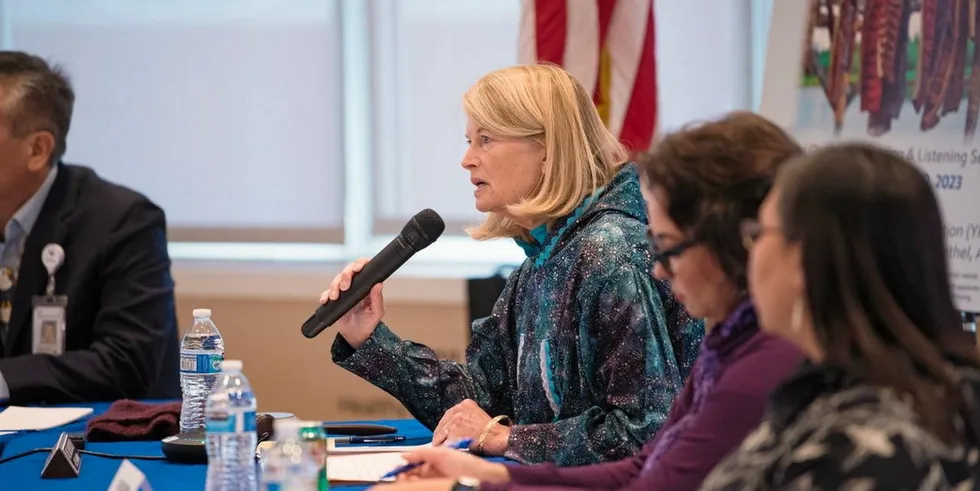 Lisa Murkowski led a field oversight hearing entitled, "The Impact of the Historic Salmon Declines on the Health and Well-Being of Alaska Native Communities Along the Yukon and Kuskokwim Rivers" in Bethel, Alaska on Friday November 10, 2023 at the Yukon Kuskokwim Delta Regional Hospital.