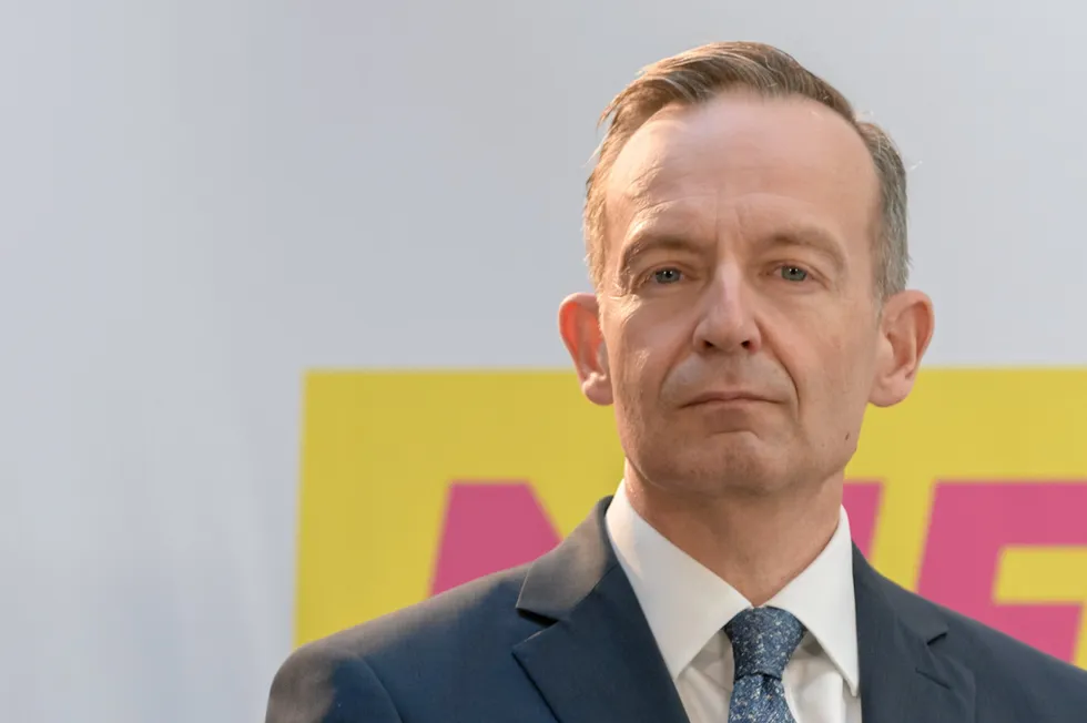 Federal transport minister Volker Wissing.