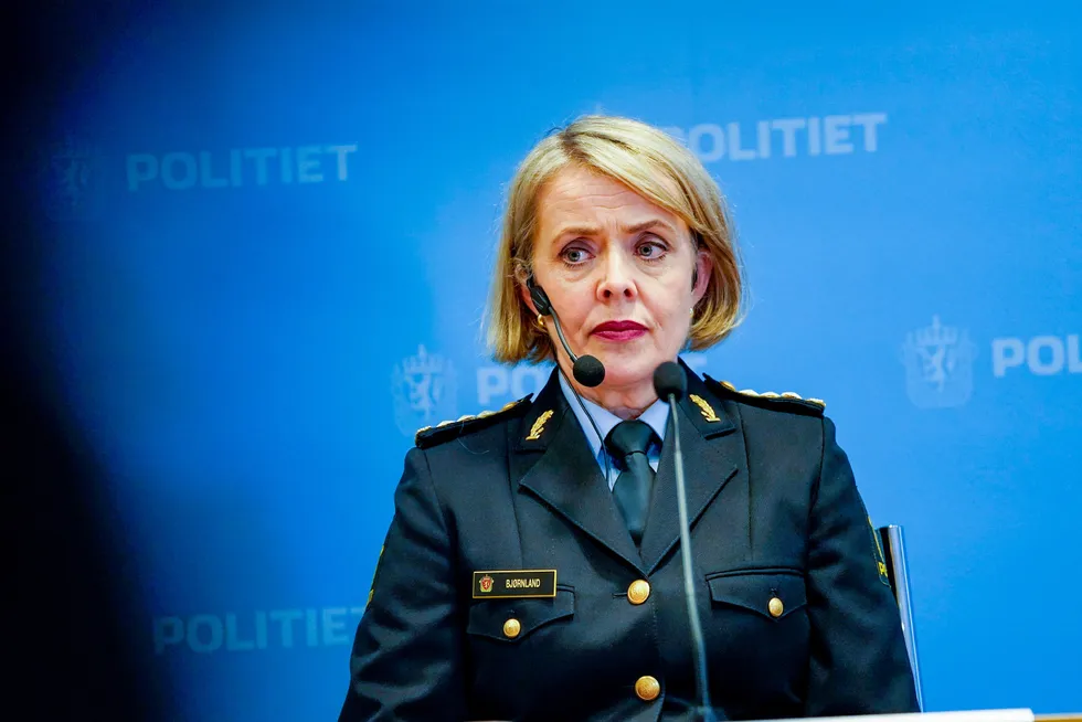 Politiet, her ved politidirektør Benedicte Bjørnland, fikk veiledning da det ikke klarte å oppfylle minimumskravene til likestillingsrapportering. Det hjalp ikke stort.