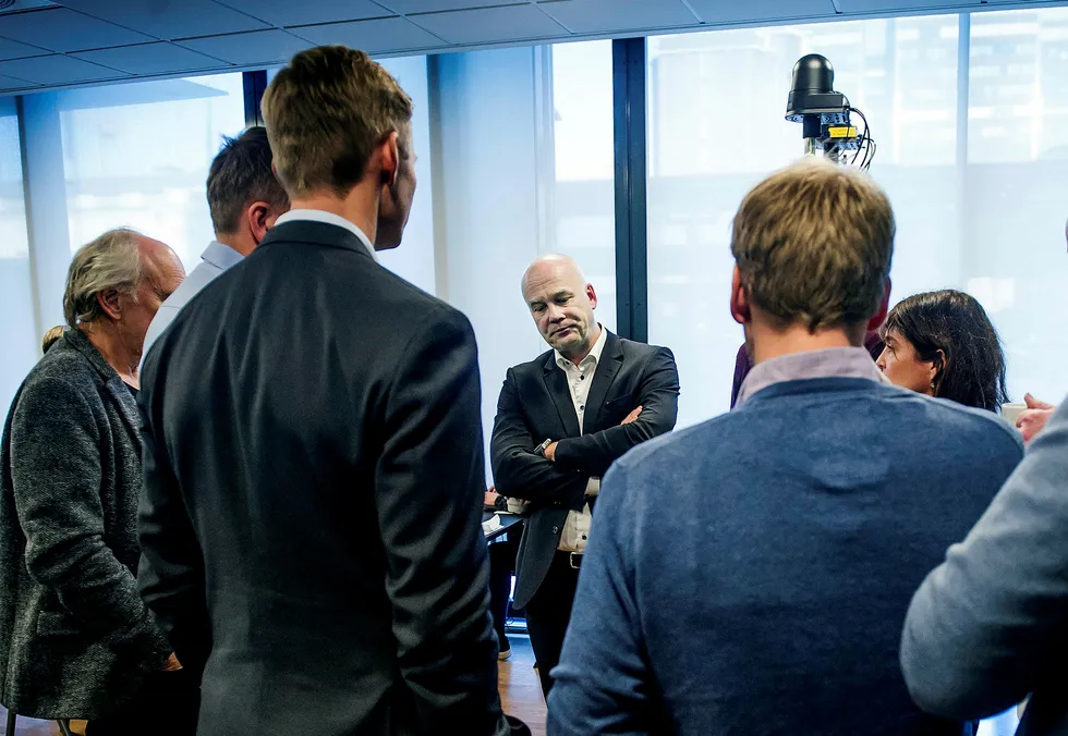 Kringkastingssjef Thor Gjermund Eriksen har hørt kritikken av sponsorinntekten fra konkurrentene før. – Men mindre sponsorinntekter for NRK vil ikke bety mer penger til Bauer-gruppen og P4. Den sammenligningen blir for enkel, sier han. Nå ber Medietilsynet NRK redegjøre sponsorvirksomheten. Foto: Gorm K. Gaare
