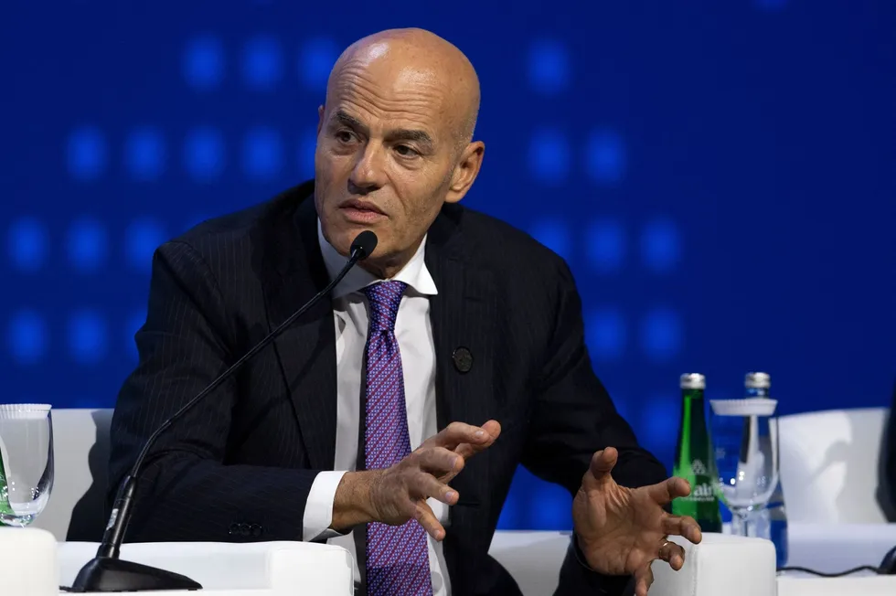 Eni chief executive Claudio Descalzi.