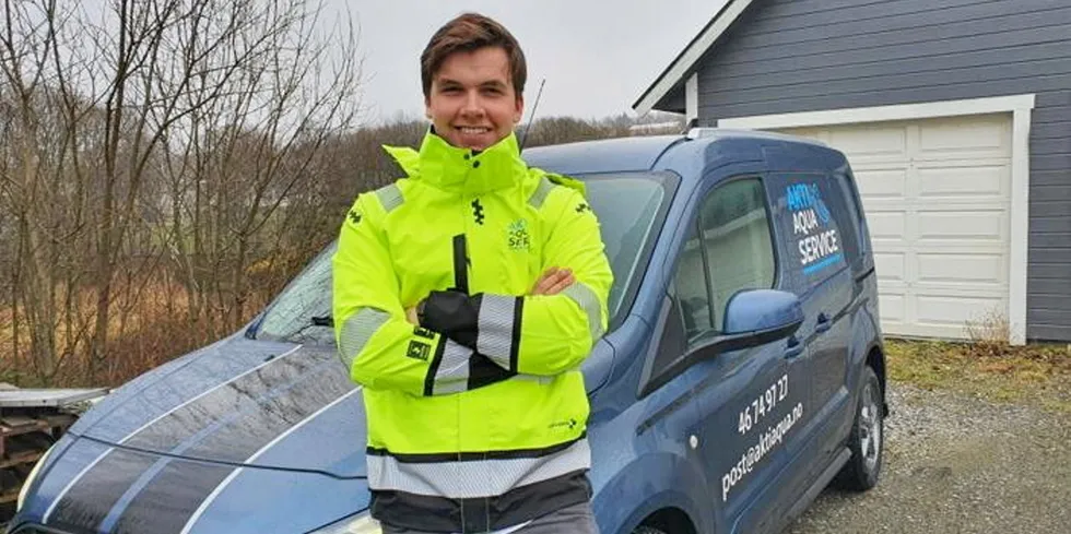 Sander Kristiansen, daglig leder i Akti Aqua Service.