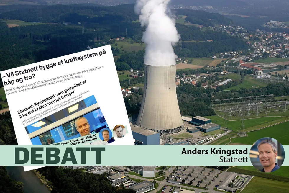 – Statnett er langt unna å basere utviklingen på håp og tro