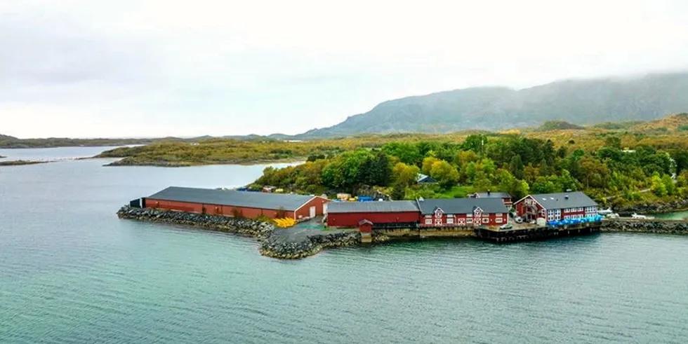 Landanlegget i dag på Tomma i Nesna kommune.