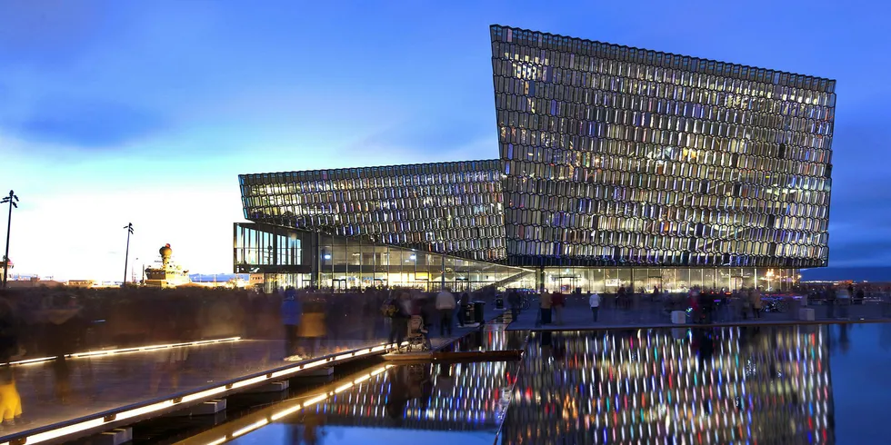 The Harpa Reykjavik Concert Hall and Conference Centre.