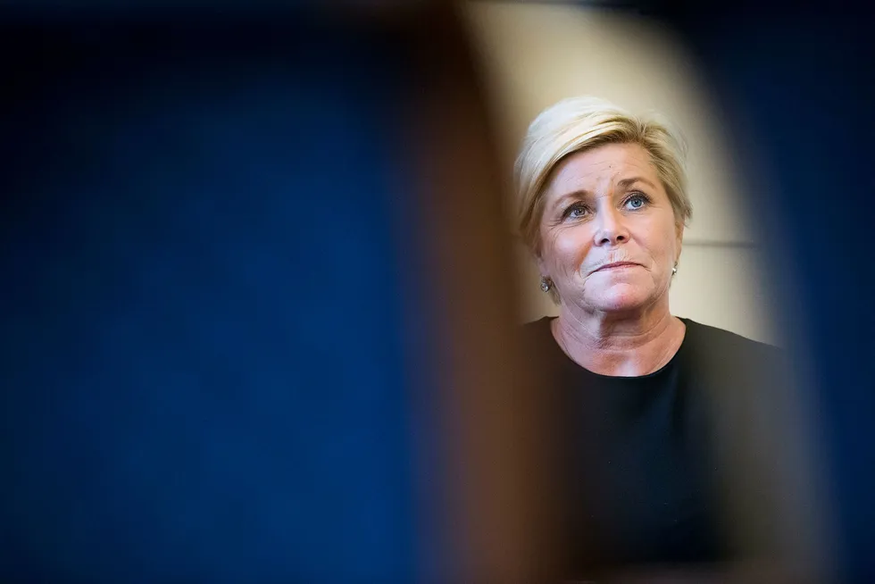 Finansminister Siv Jensen foreslår at alle skal få sin egen pensjonskonto.