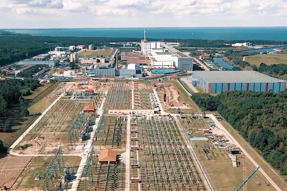 Site of HH2E's Lubmin green hydrogen project.
