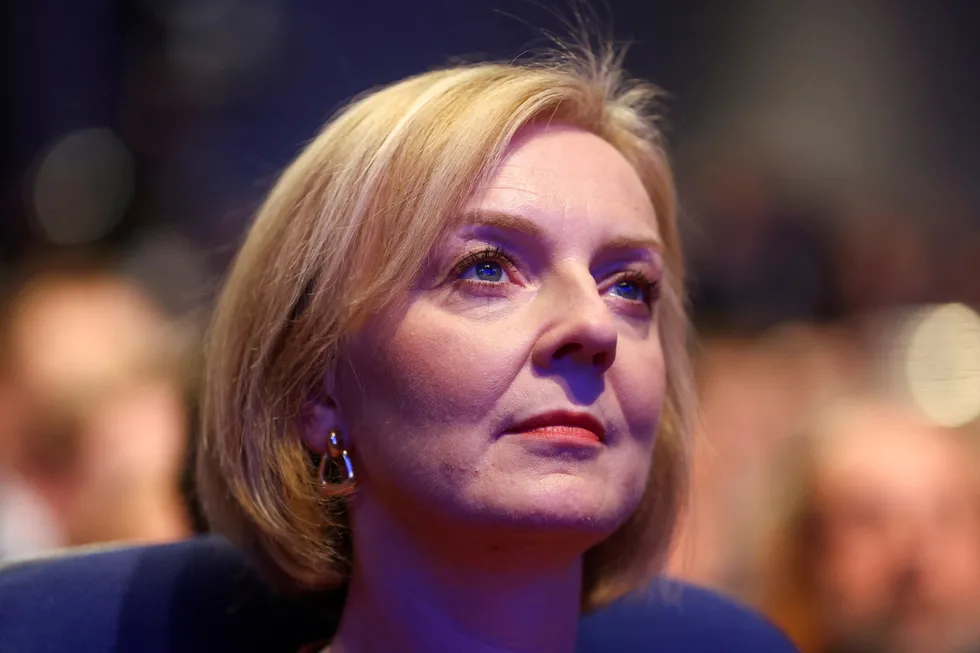 Storbritannias statsminister Liz Truss.