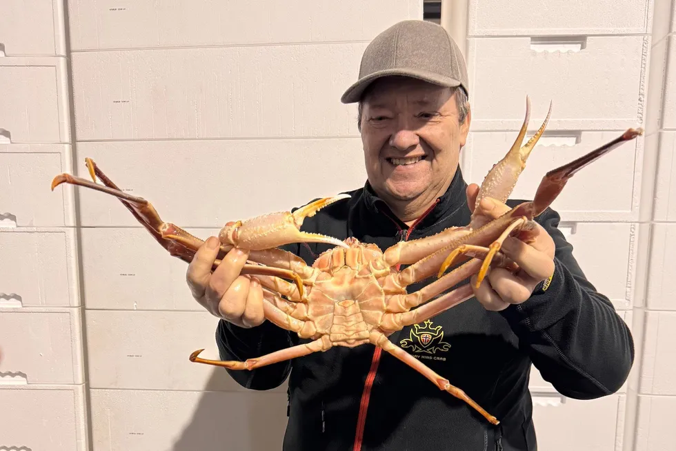 Konsernsjef Svein Ruud i Norway King Crab.