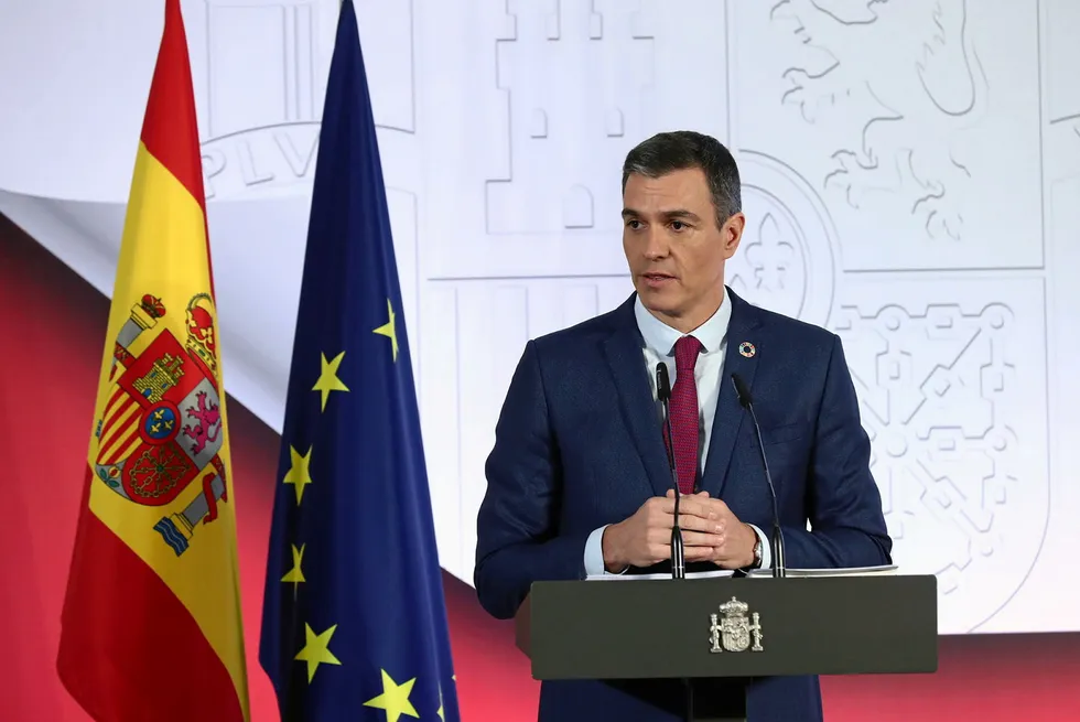 Pedro Sánchez, president of Spain.