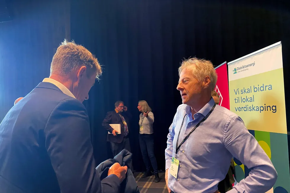 Knut Lockert i Distriktsenergi er skikkelig irritert på Terje Aasland fordi statsråden kun forhørte seg med de største nettselskapene i utformingen av Norgespris. Bildet er tatt ved en tidligere anledning.