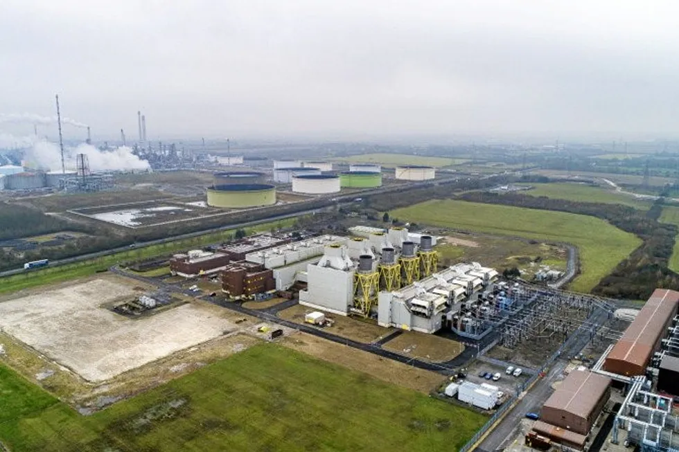 An aerial photograph of Uniper's Killingholme site.