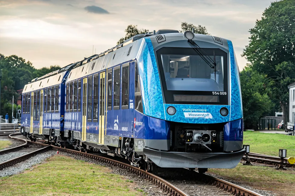 Alstom's Coradia iLint hydrogen train.