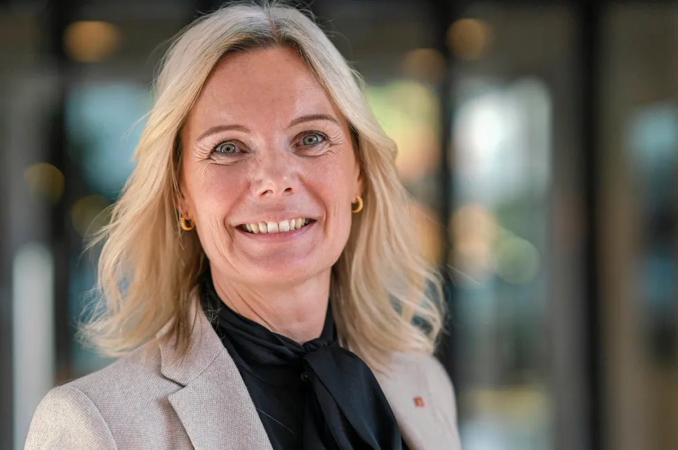 Lisa Edvardsen Haugan. Administrende direktør i Kongsberg Maritime.