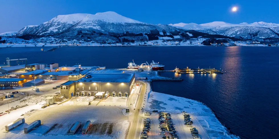 Det er også her på Børøya at Nordlaks har sitt hovedkontor.