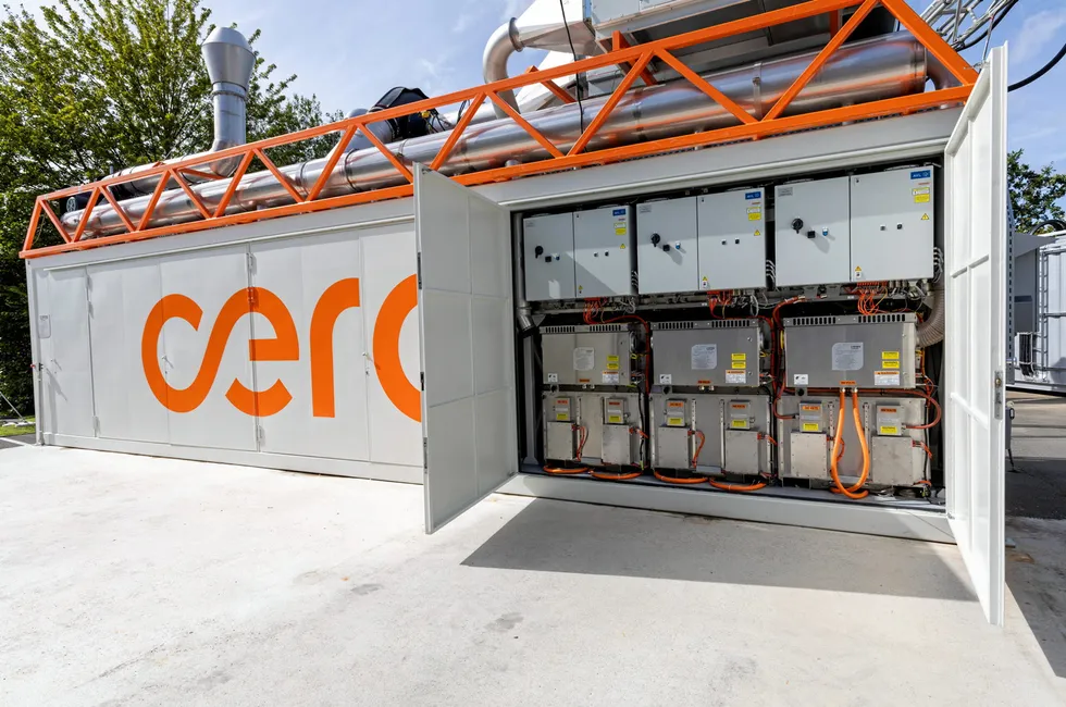 Ceres 1MW solid-oxide electrolyser.