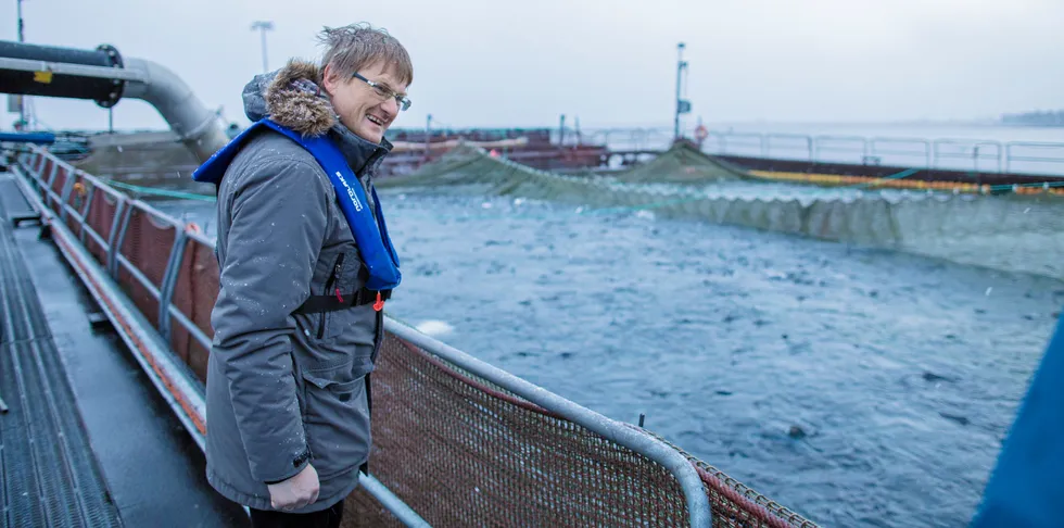 Nordlaks-gründer Inge Berg, vitnet i retten tirsdag.