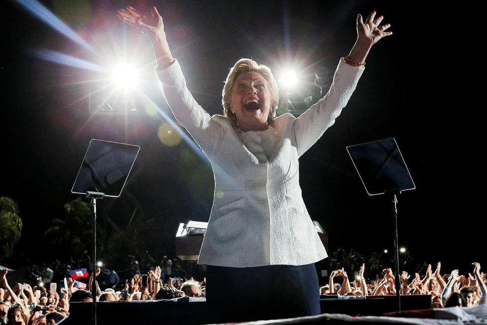 Hillary Clinton kommer til Norge i forbindelse med 8. mars.