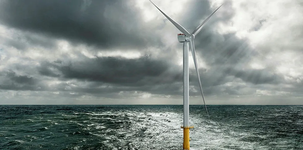 CGI of Siemens Gamesa's 10MW offshore wind turbine