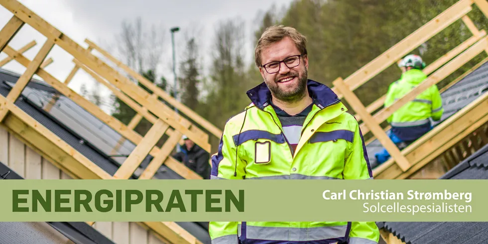 Carl Christian Strømberg, gründer og CEO i Solcellespesialisten.