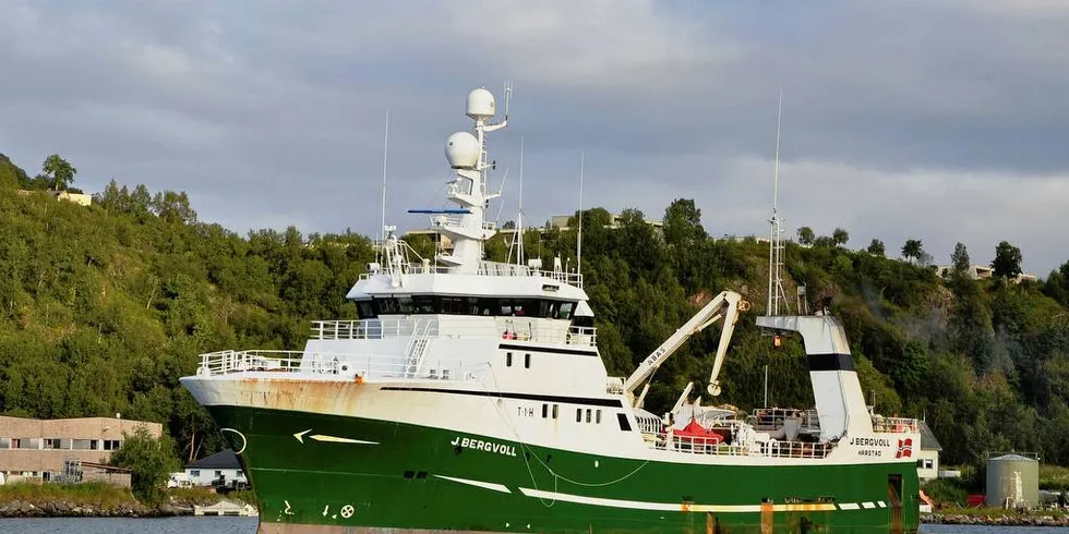 FLYTTER: "J. Bergvoll" er en av trålerne som nå trolig får base i Tromsø i stedet for Harstad.Foto: Frode Adolfsen