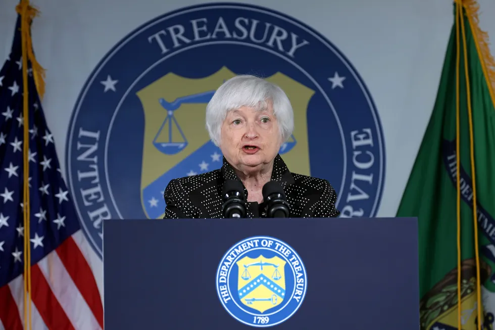 US Treasury Secretary Janet Yellen.