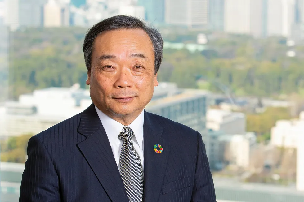 Inpex chief executive Takayuki Ueda.