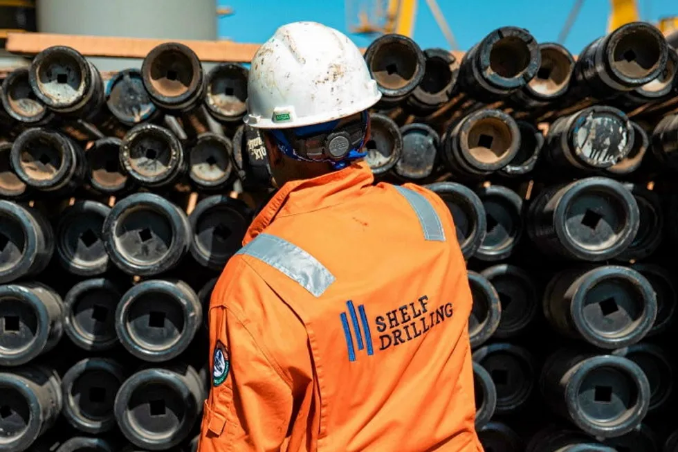 Setback: a Shelf Drilling rig worker.