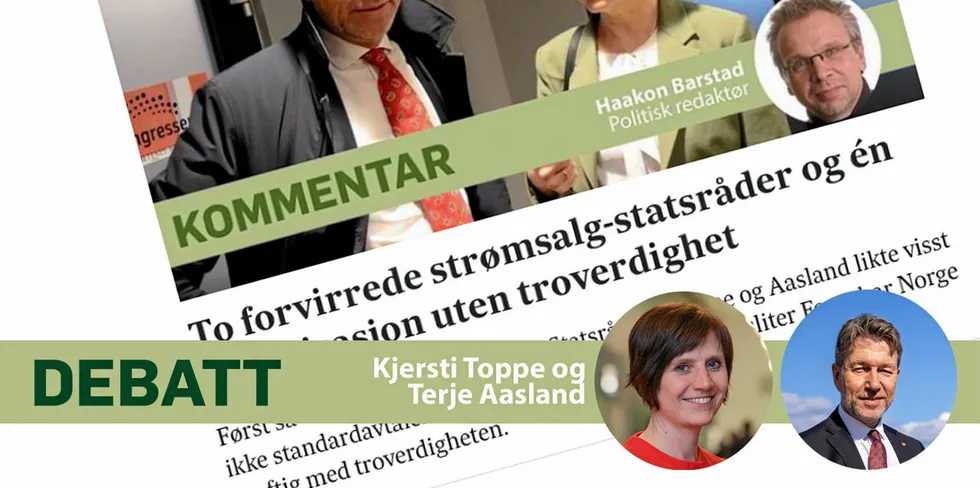– Vi er ikke forvirret – bransjen har ikke levert det de lovet