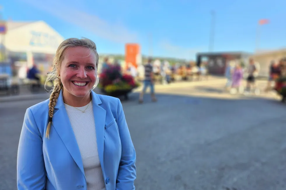 Kira Smiley er direktør for markedsføring og salg i Tidal. Her fotografert under Arendalsuka 2024.