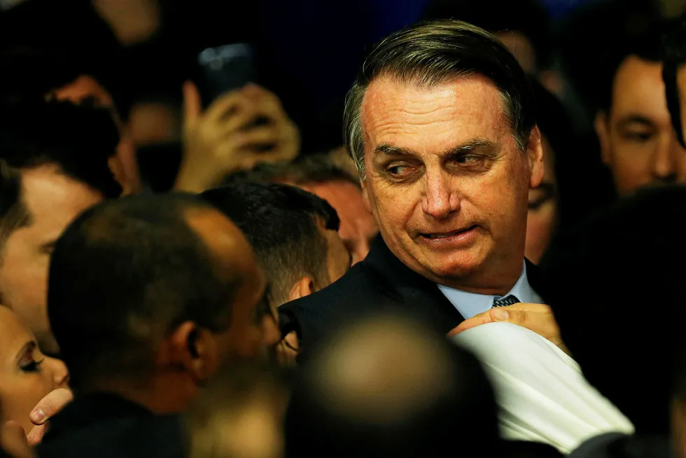 New approach: Brazilian President Jair Bolsonaro
