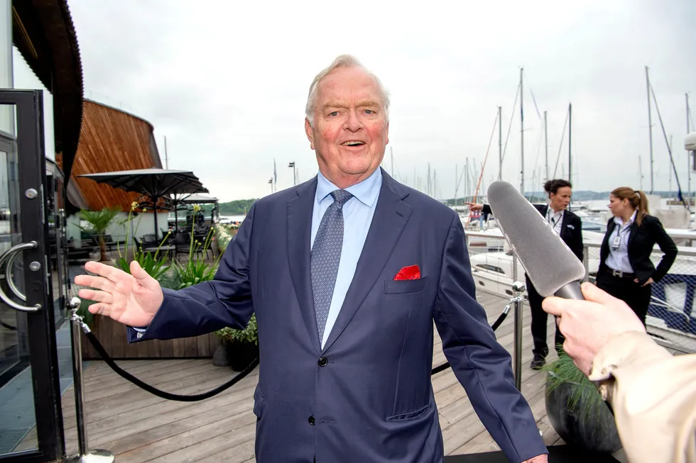 Skipsreder Herbjørn Hansson i Nordic American Tankers.