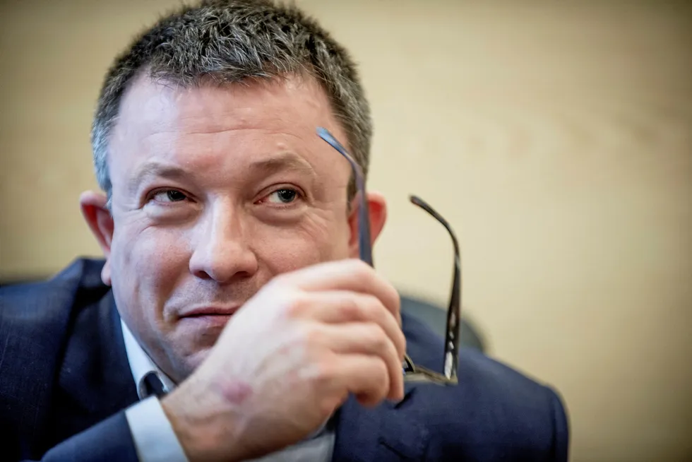 Cash flow: Aker BP's chief executive Karl Johnny Hersvik is considering increasing exploration for oil and gas next year