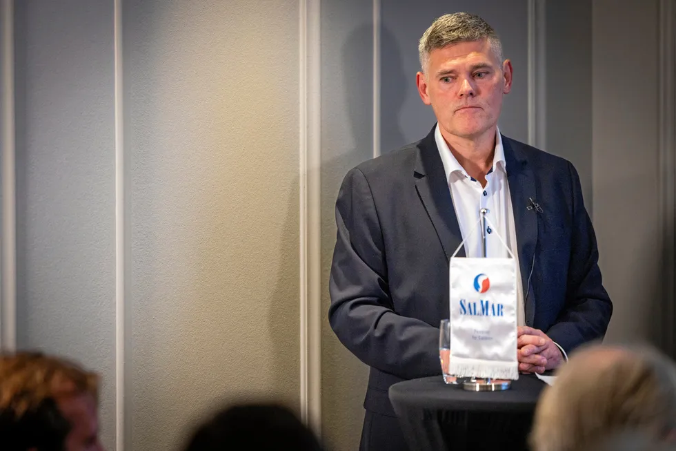 Salmar-sjef Frode Arntsen, her avbildet ved en tidligere anledning.