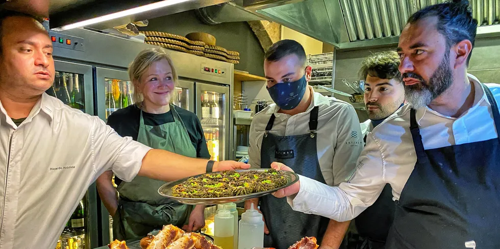 Sjømatrådet får rundt 100 millioner kroner mer i budsjett enn tidligere anslått. Illustrasjonsfoto fra restaurant Estimar i Barcelona