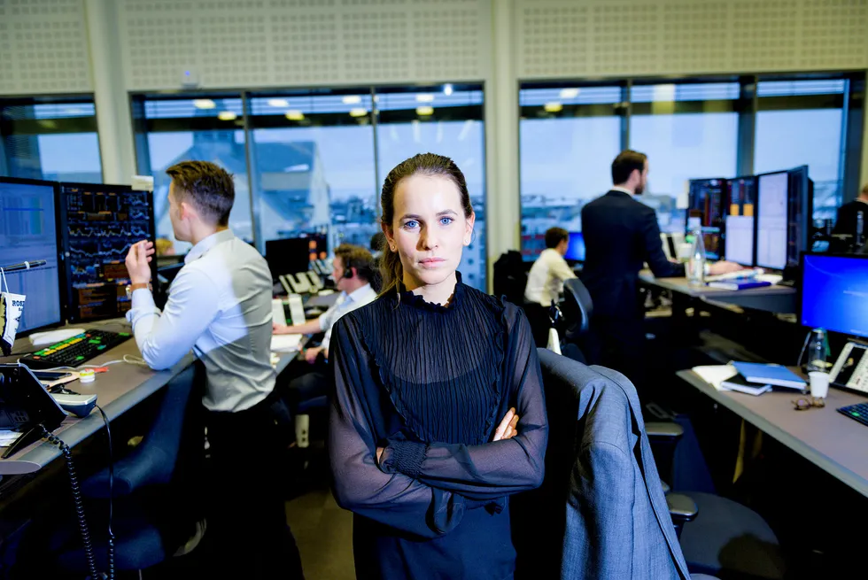 – Jeg tror ikke det er sannsynlig at det nå blåser opp til full handelskrig, sier aksjestrateg i Nordea, Ingvild Borgen Gjerde. Foto: Klaudia Lech