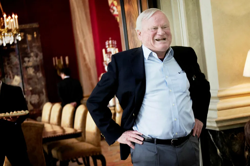 Fredriksen fokuserer nå på restruktureringen av det hardt prøvede riggselskapet Seadrill. Her John Fredriksen. Foto: Elin Høyland