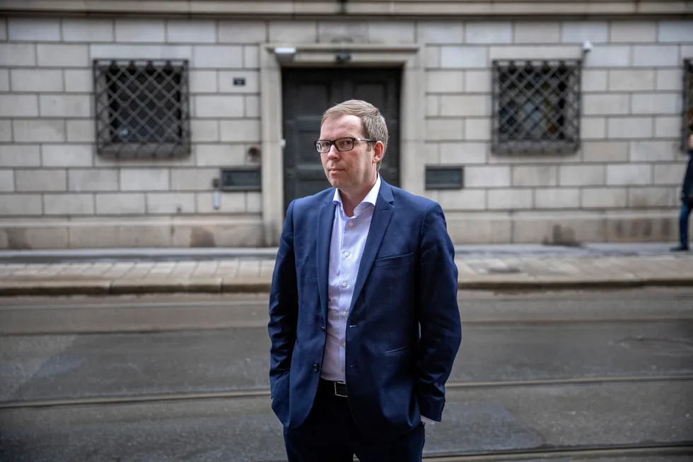 – Er det optimalt at Innovasjon Norge detaljstyres gjennom årlige oppdrag fra statsbudsjettet, spør artikkelforfatter og klimainvestor Anniken S. Hofgaard. Her Innovasjon Norge-sjef Håkon Haugli.