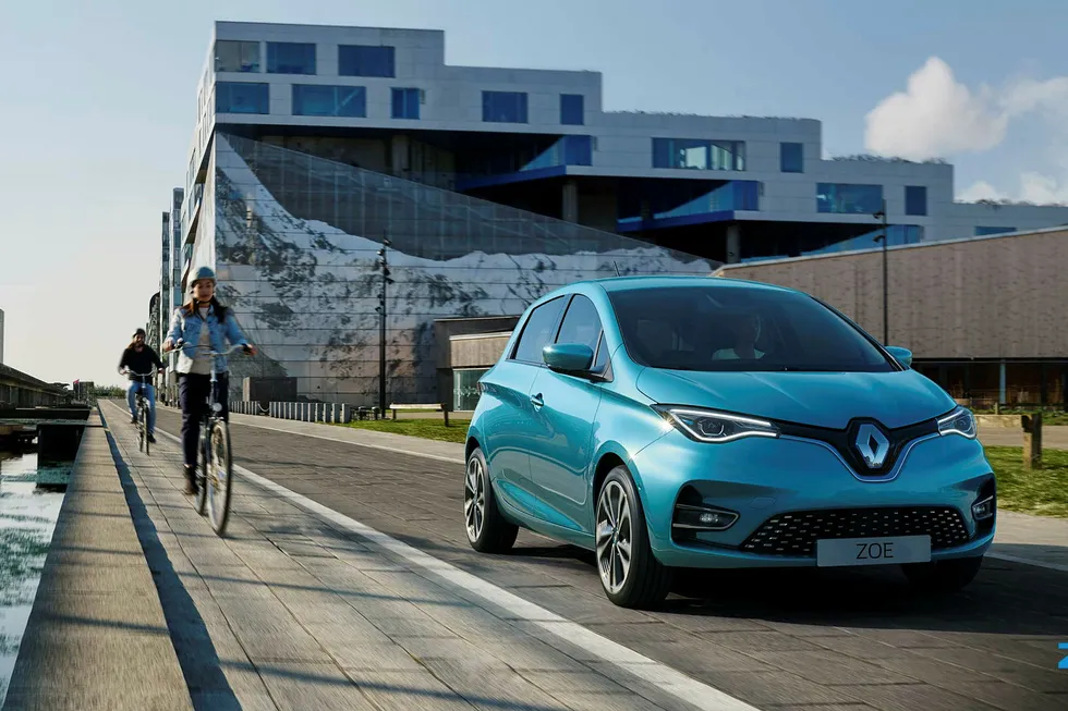 Renault Zoe får større batteri.