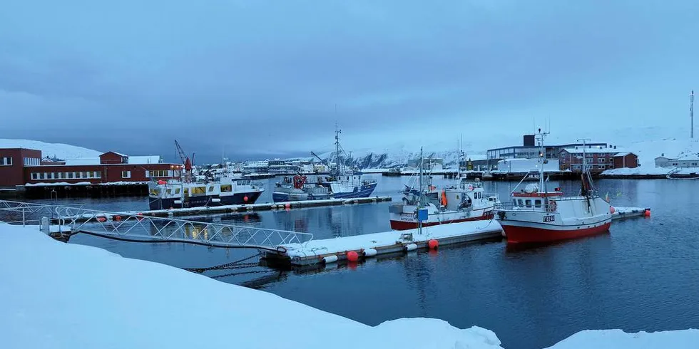 Båtsfjord havn.Foto: Arne Fenstad