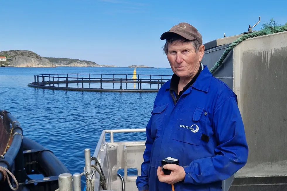 Karl Olaf Jørgensen, styreleder i Hellesund Fiskeoppdrett