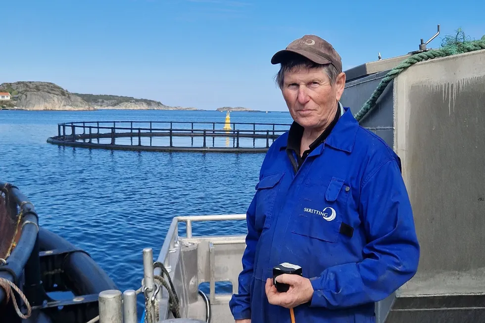 Karl Olaf Jørgensen, styreleder i Hellesund Fiskeoppdrett