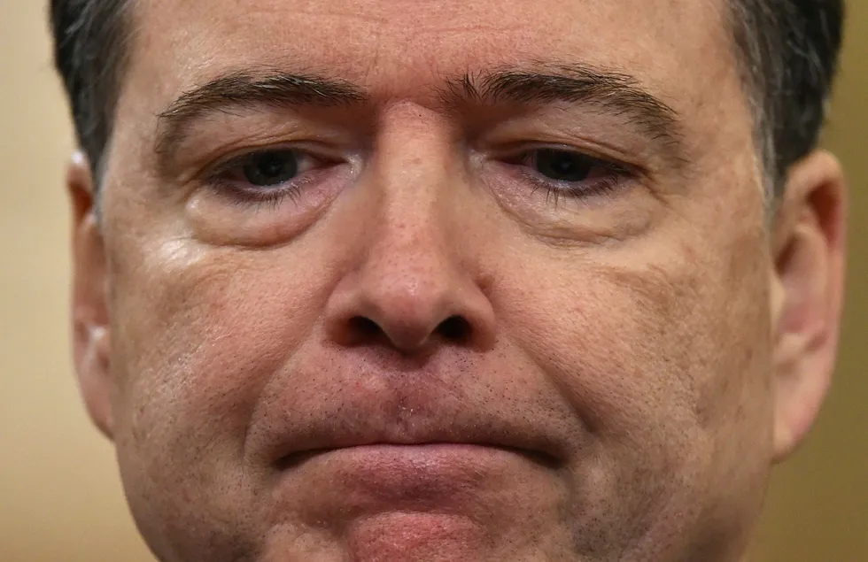 James Comey, som fikk sparken som FBI-sjef av Donald Trump i mai, kan risikerer å bli straffeforfulgt. Foto: Nicholas Kamm/AFP photo/NTB scanpix