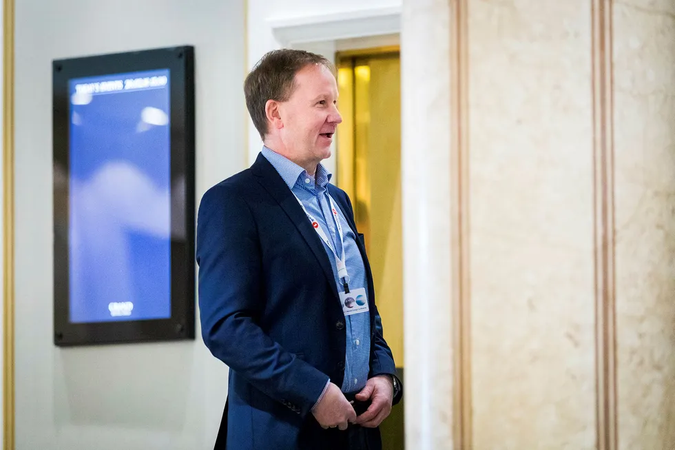 Adminstrerende direktør Lars Peder Solstad i offshorerederiet Solstad Farstad. Foto: Gunnar Lier