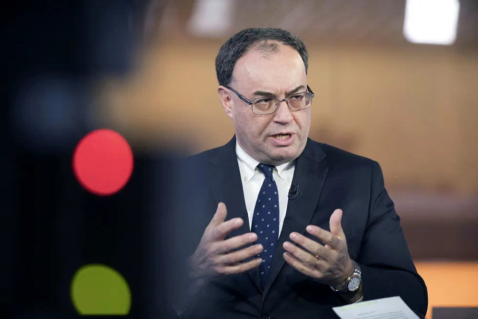 Andrew Bailey. Foto: Jason Alden/Bloomberg