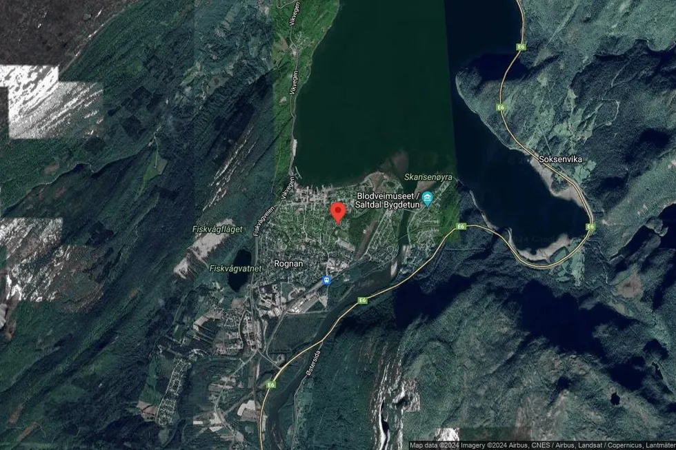 Området rundt Moveien 32, Saltdal, Nordland